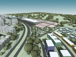 URBANISTICKÁ STUDIE MČ PRAHA 14-ÚZEMÍ STŘED - cerny most stred 001 View060000 | KAAMA