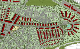 URBANISTICKÁ STUDIE MČ PRAHA 14-ÚZEMÍ SEVER - cerny most SITUACE 2500 1 1 | KAAMA