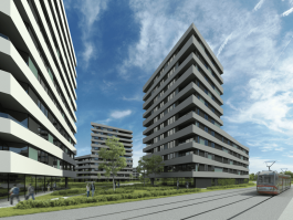 Rezidenční areál Hloubětín, bytové domy v Praze od ateliéru KAAMA K A A M A ⋅ Architektonický ateliér ⋅ Ing. Arch. Karel Mrázek